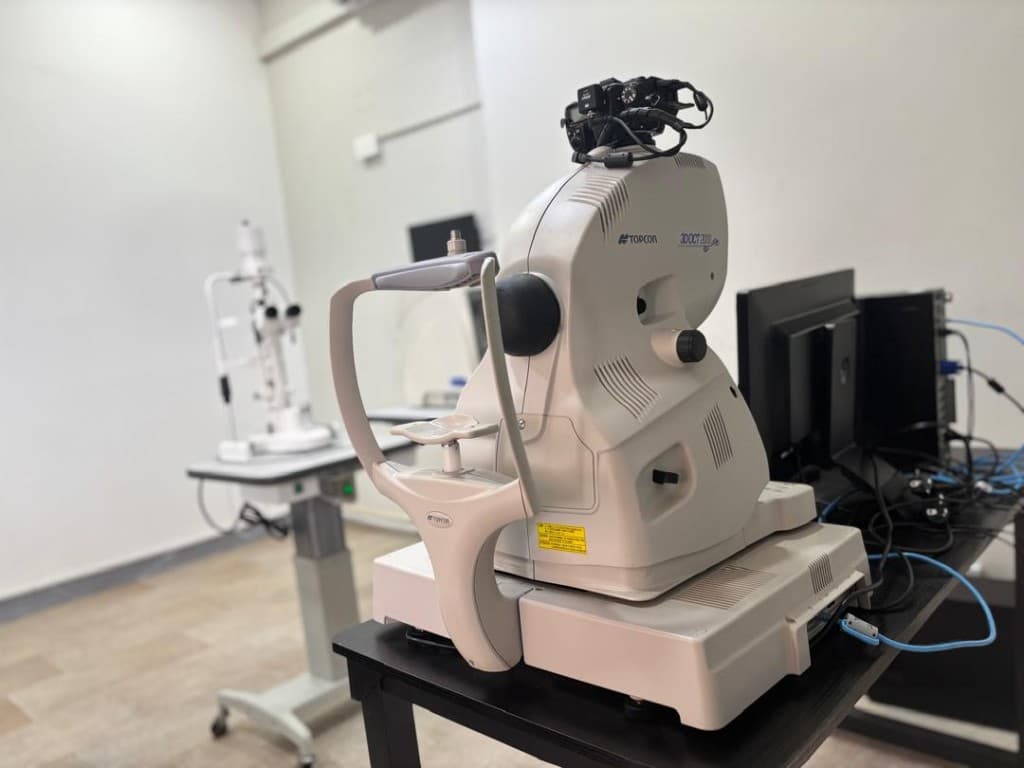 Optical coherence tomography scan at Lead Opticals