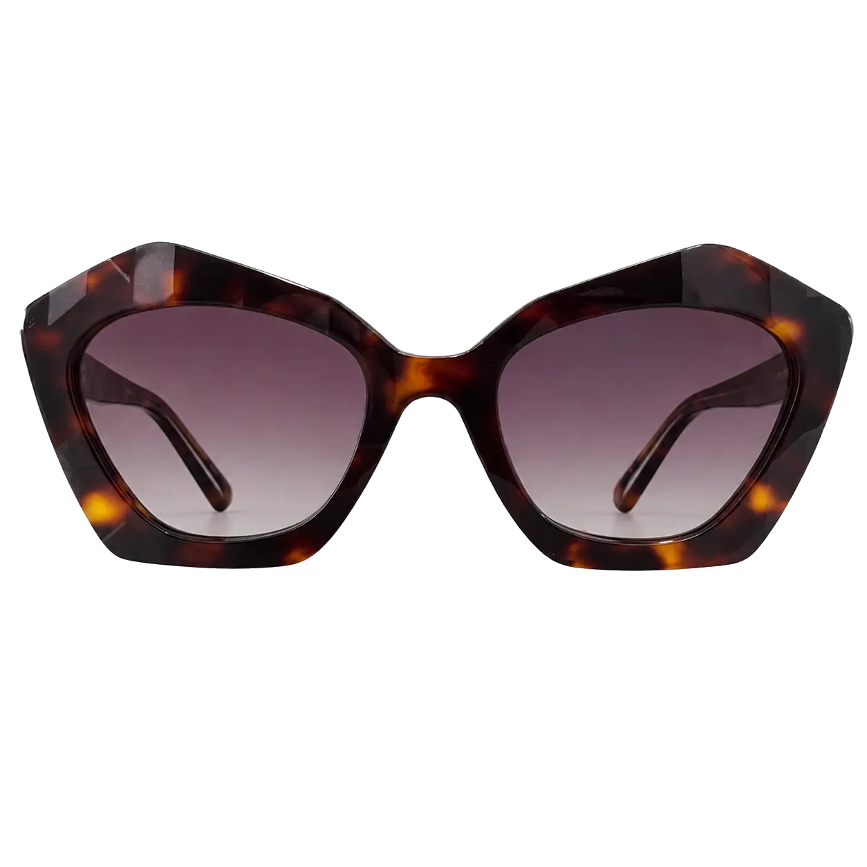 KARL LAGERFELD KL6199S tortoiseshell geometric cat-eye sunglasses, front view